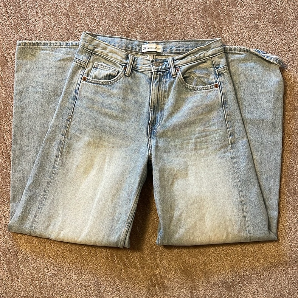 Zara wide leg jeans.